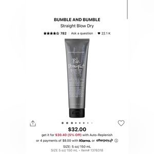 Bb Straight Blow Dry